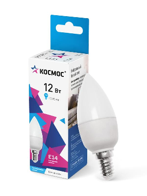 Лампа светодиодная CN 12Вт 4500К E14 1070лм 174-265В КОСМОС LkecLED12wCNE1445
