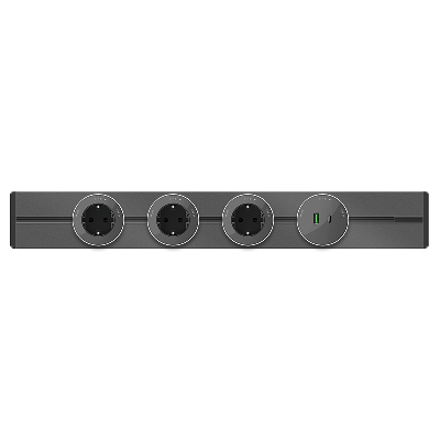 Шина трековой системы СП MultiTrack 150см графит SE MTK11015G