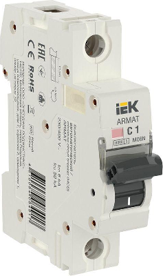 Выключатель автоматический 1п C 1А M06N ARMAT IEK AR-M06N-1-C001