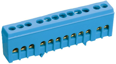 Шина нулевая в корп. изол. на DIN-рейку ШНИ-6х9-16-К-С IEK YNN10-69-16KD-K07