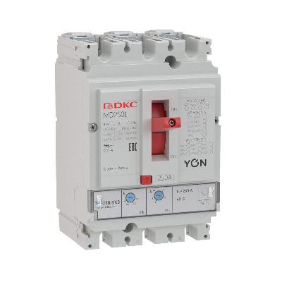 Выключатель автоматический в литом корпусе YON MD250N-TM200 DKC MD250N-TM200