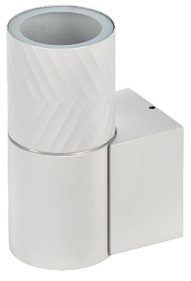 Светильник 5107 GU10 IP65 уличный настенный бел. IEK LT-UBU0-5107-GU10-1-K01