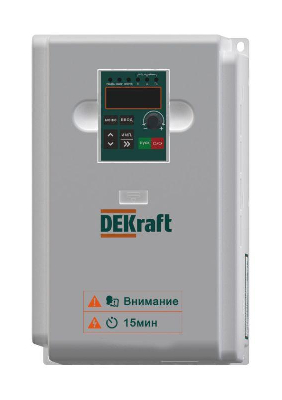 Преобразователь частоты DEKV060-7.5/11кВт 3 фазы 380В с торм. модулем DEKraft DEKV060G7R5P011T4B