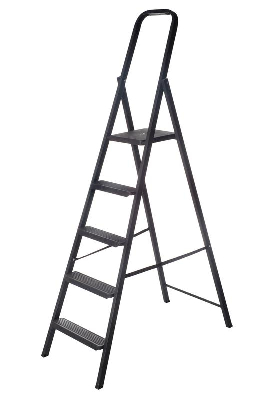 Лестница-стремянка "Компакт" 5 ступ. 6.25кг сталь FIT 65373