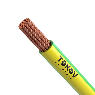 Провод TOKOV ELECTRIC ПуГВнг(А)-LS 1х2.5 (бухта) Ж/З 450/750В (м) 000011511