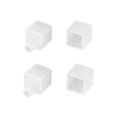 Заглушка WPH-FLEX-1414-TOP WHITE с отверстием пластик Arlight 040862