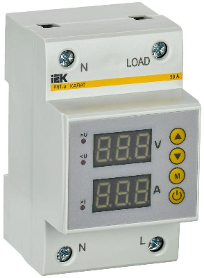 Реле напряжения и тока РНТ-д 1ф 54мм 50А KARAT IEK IVC31-1-50