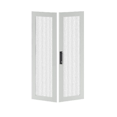 Дверь двустворчатая для IT-CQE 1600х800 перфорир. RAL7035 DKC RGITCPMD1680