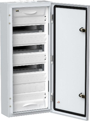 Корпус металлический ЩРн-48 (1х48) 710х310х140 IP54 бел. (одна дверь) TITAN 5 IEK TI5-50-N-048-54