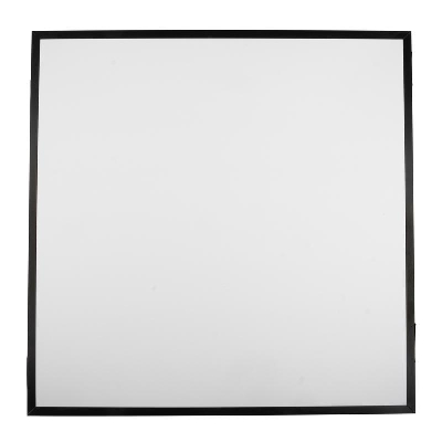 Светильник светодиодный ДВО PPL 588/G OPAL 40Вт 4000К IP40 588х588х25мм BLACK Грильято Pro JazzWay 5062023