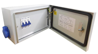 Ящик с понижающим трансформатором ЯТП 0.25 230/24 (3 авт. выкл.) IP54 TOKOV ELECTRIC TKE-TT13-24-250-54