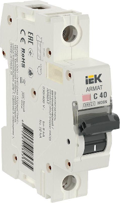 Выключатель автоматический 1п C 40А M06N ARMAT IEK AR-M06N-1-C040
