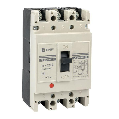 Выключатель автоматический 3п 100/125А 35кА ВА-99М PROxima EKF mccb99-100-125m