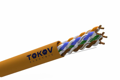 Кабель витая пара U/UTP 4х2х24AWG(0.48мм) кат.5E LSZH Fluke tested (м) TOKOV Eletrcic TKE-C10-U/UTP-42-5E-305-LSZH