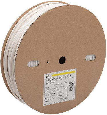 Трубка термоусадочная тонкостен. ТТУ-30/15 черн. (уп.50м) ИЭК UDRS-D30-50-K02