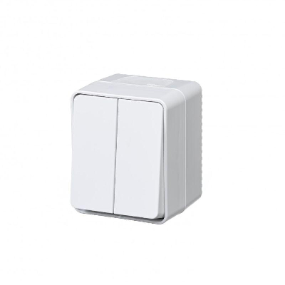 Выключатель 2-кл. ОП AtlasDesign Profi54 10 АХ бел. SchE ATN540151