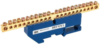 Шина нулевая на DIN-изоляторе ШНИ-6х9-22-Д-С IEK YNN10-69-22D-K07