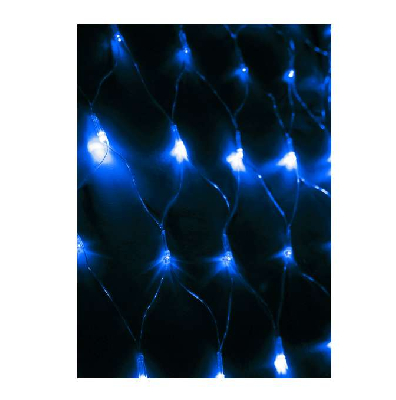 Гирлянда Сеть 1.8х1.7м 240LED с контроллером (разные режимы мигания) шнур 3м IP20 син. Космос KOC_NET240LED_B