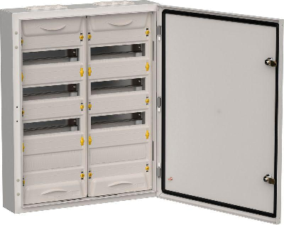 Корпус металлический ЩРн-96 (2х48) 710х570х140 IP54 сер. TITAN 5 IEK TI5-50-N-2X048-54-7035