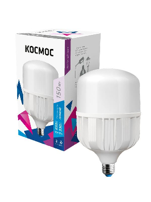 Лампа светодиодная высокомощная HWLED 150Вт 6500К E27/40 220В КОСМОС LksmHWLED150WE27/4065